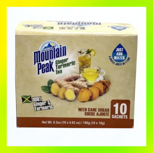 Mountain Peak Ginger Tumeric 10 Sachets WS