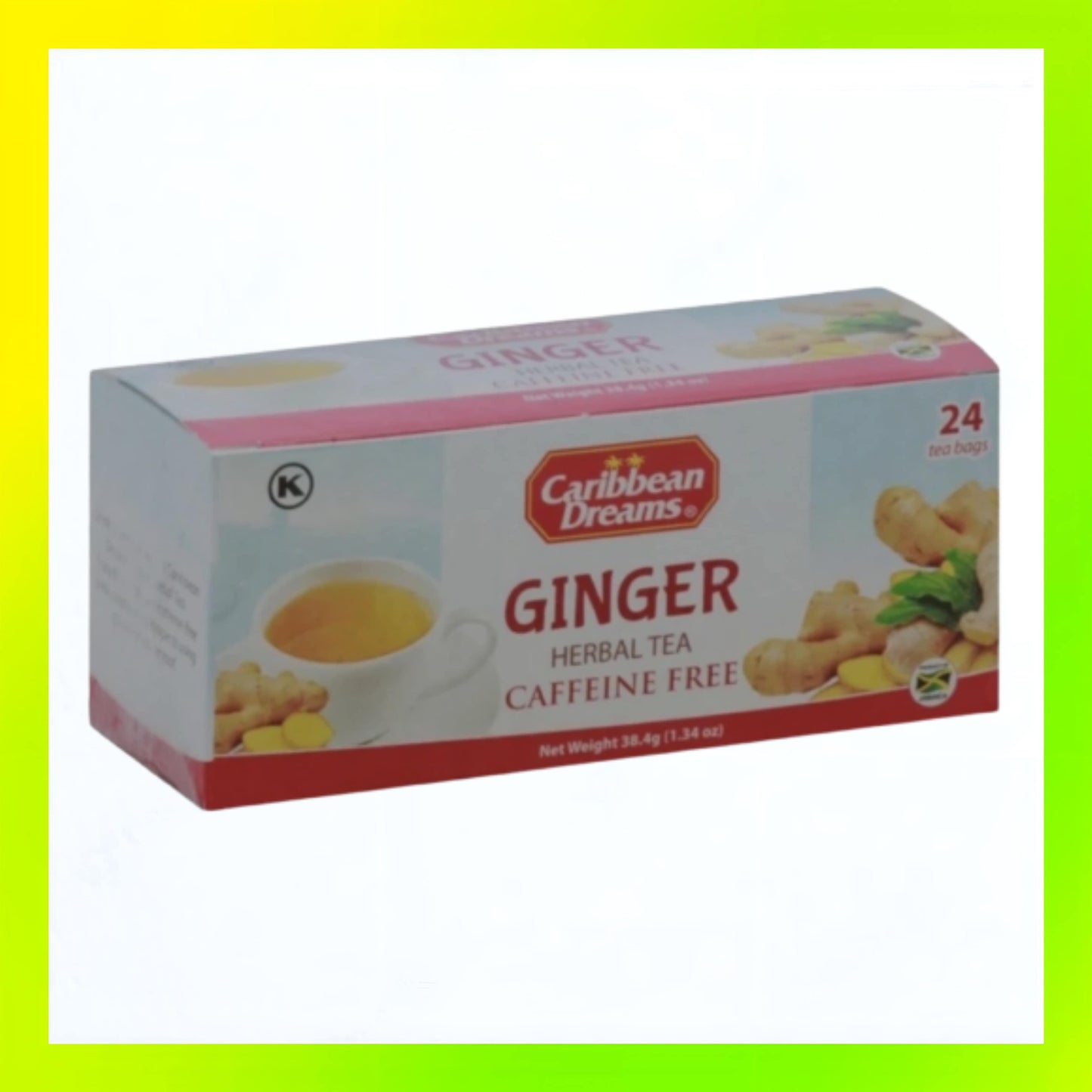 Caribbean Dreams Ginger Tea (24 Tea Bags)