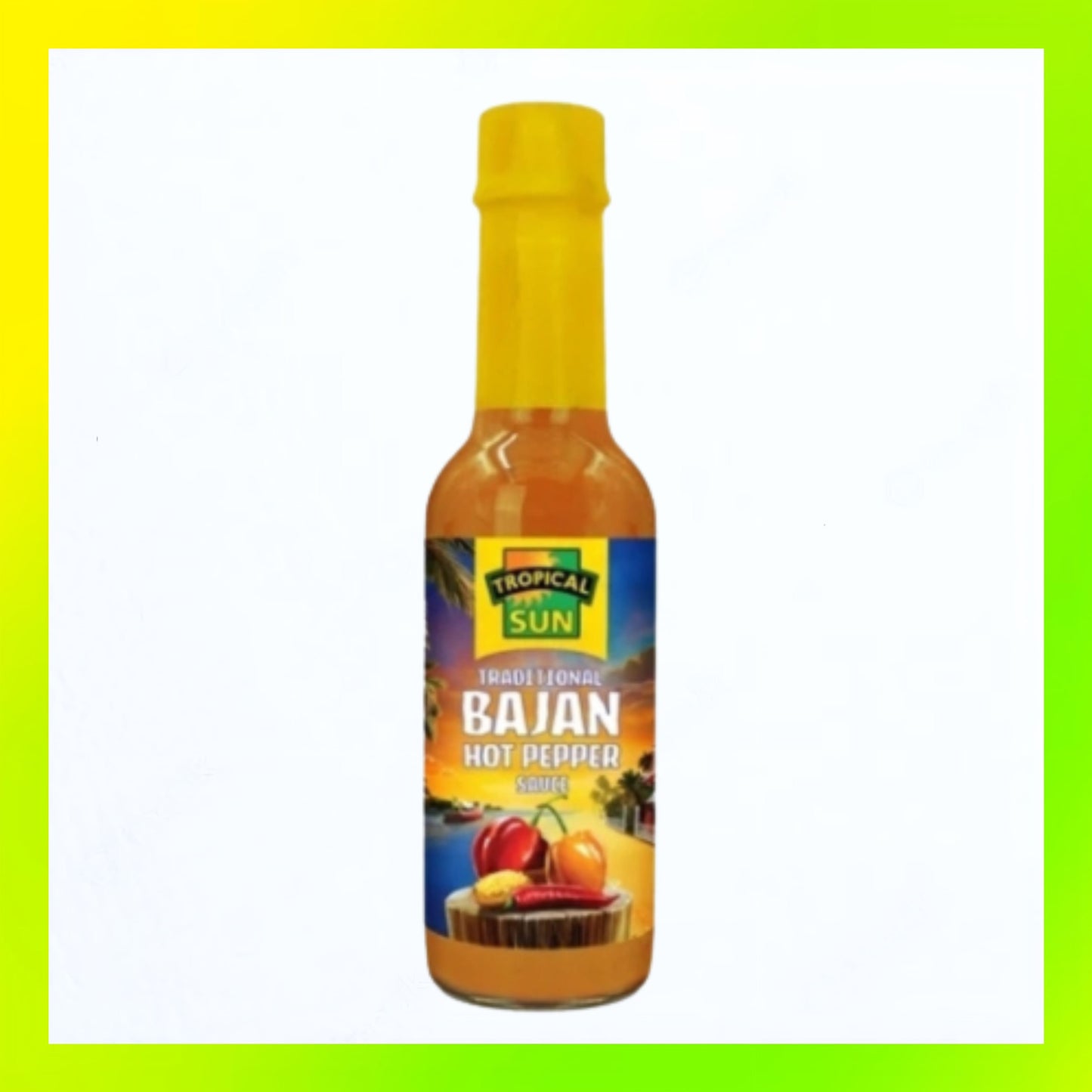 Tropical Sun Bajan Hot Pepper Sauce 150ml