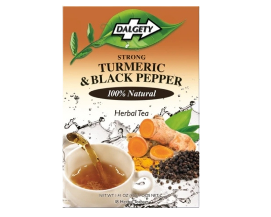 Dalgety Turmeric & Black Pepper Herbal Infusion (carton 40g)