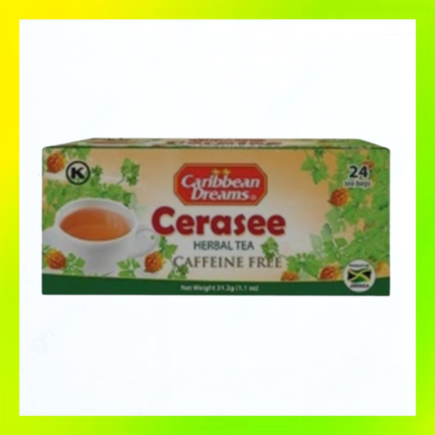 Caribbean Dreams Cerasee Tea, 24 Tea Bags