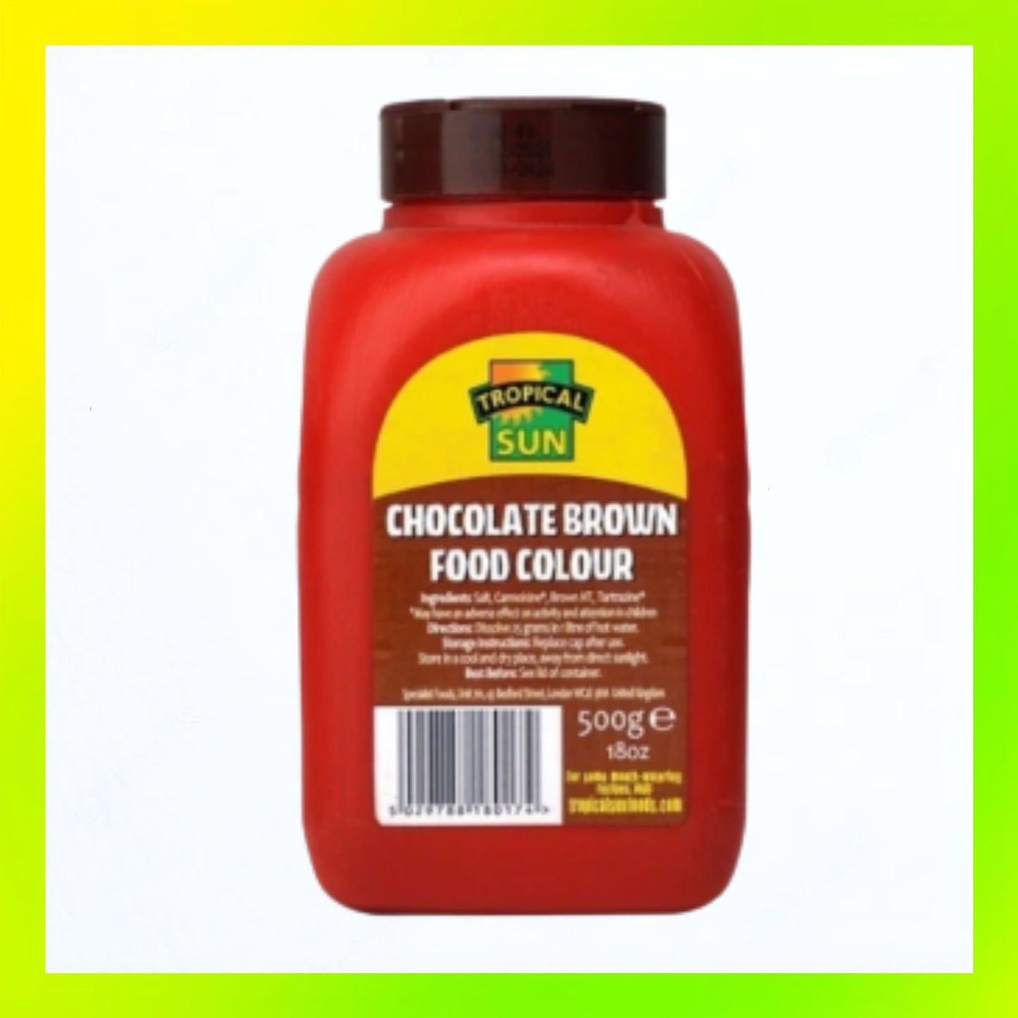 Tropical Sun Food Colour Chocolate Brown 500g