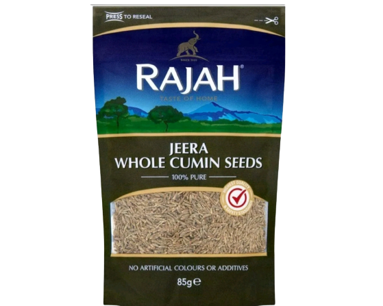 Rajah Jeera Whole Cumin Seeds 85g