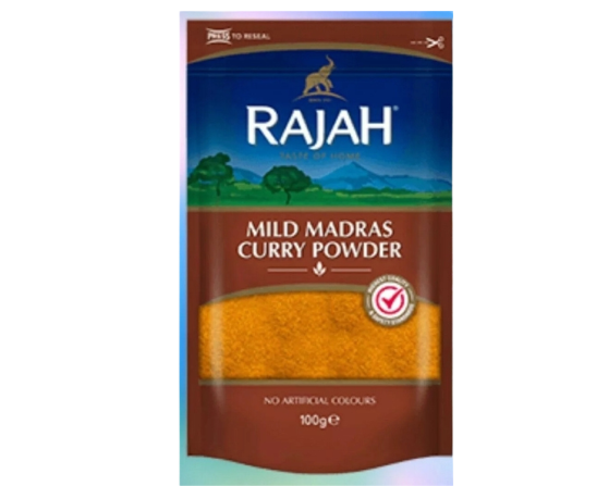 Rajah Mild Madras Curry Powder 100g