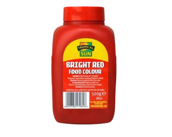 Tropical Sun Food Colour Bright Red 500g