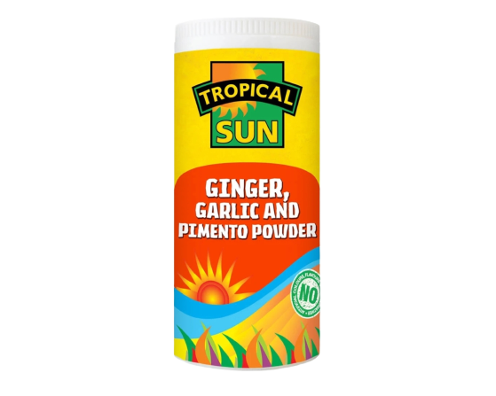 Tropical Sun Ginger, Garlic and Pimento Powder 100g