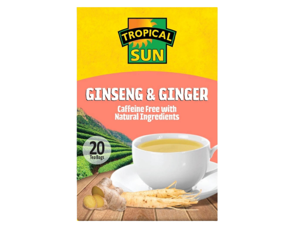 Tropical Sun Ginseng & Ginger Tea 20's