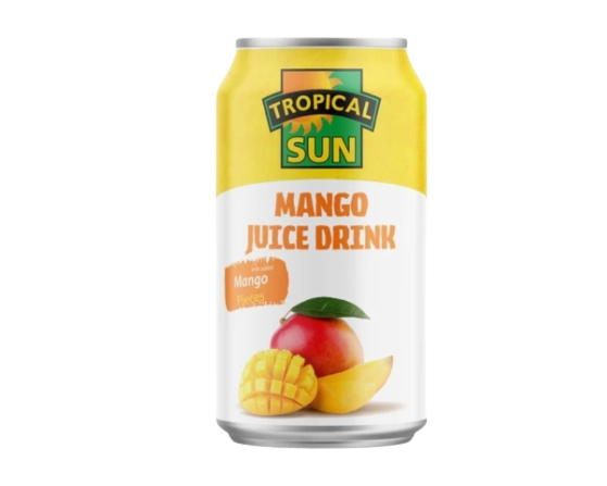 Tropical Sun Mango Juice Drink with Pulp 330ml
