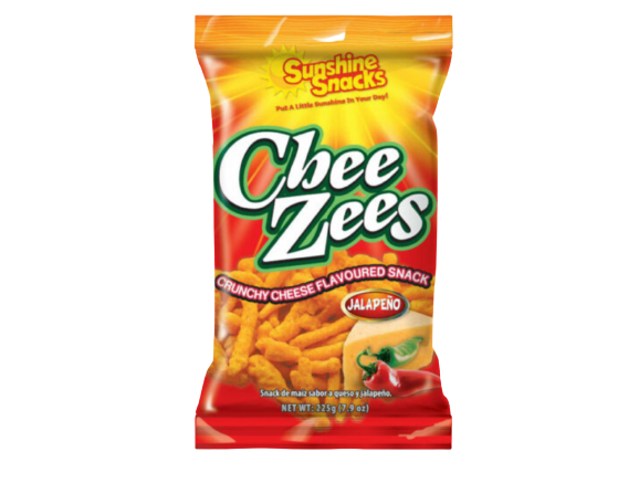 Sunshine Snacks Chee Zees Jalapeño 45g