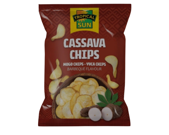 Tropical Sun Cassava Chips BBQ 80g