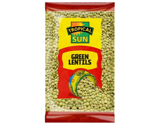 Tropical Sun Green Lentils 500g