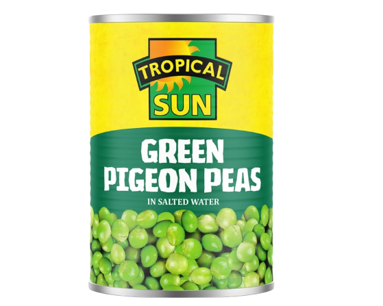 Tropical Sun Green Pigeon Peas 400g