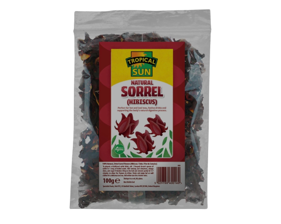 Tropical Sun Natural Sorrel (Hibiscus) 100g